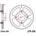 ŘETĚZOVÁ ROZETA JT JTR 256-41 41 ZUBŮ, 420 - OCELOVÉ - NA MOTORKU