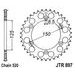 ŘETĚZOVÁ ROZETA JT JTR 897-41 41 ZUBŮ, 520 - OCELOVÉ - NA MOTORKU