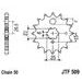 ŘETĚZOVÉ KOLEČKO JT JTF 509-15 15 ZUBŮ, 530 - ŘETĚZOVÁ KOLEČKA - NA MOTORKU