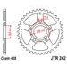 ŘETĚZOVÁ ROZETA JT JTR 242-50 50 ZUBŮ, 428 - OCELOVÉ - NA MOTORKU