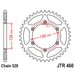 ŘETĚZOVÁ ROZETA JT JTR 460-51 51 ZUBŮ, 520 - OCELOVÉ - NA MOTORKU