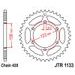 ŘETĚZOVÁ ROZETA JT JTR 1133-65 65 ZUBŮ, 420 - OCELOVÉ - NA MOTORKU