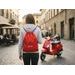 VAK NA ZÁDA VESPA - ČERVENÁ - BATOHY A TAŠKY - NA MOTORKÁŘE