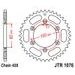 ŘETĚZOVÁ ROZETA JT JTR 1076-48 48 ZUBŮ, 420 - OCELOVÉ - NA MOTORKU