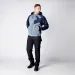 MOTO MIKINA IXS RAPID 1.0 AIRBAG READY – DARK BLUE/GREY S KOMPLETNÍ SADOU CHRÁNIČŮ - MIKINY - NA MOTORKÁŘE