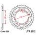 ŘETĚZOVÁ ROZETA JT JTR 2012-42 42 ZUBŮ, 520 - OCELOVÉ - NA MOTORKU