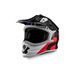 PŘILBA APRILIA WHEELIE 22.06 - ČERNÁ/BÍLÁ/ČERVENÁ - ENDURO HELMY - NA MOTORKÁŘE
