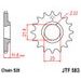 ŘETĚZOVÉ KOLEČKO JT JTF 583-15 15 ZUBŮ, 520 - ŘETĚZOVÁ KOLEČKA - NA MOTORKU