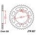 ŘETĚZOVÁ ROZETA JT JTR 857-39 39 ZUBŮ, 520 - OCELOVÉ - NA MOTORKU