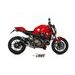 2 KONCOVKY VÝFUKU MIVV MK3 D.040.SM3C KARBON - DVOJITÉ KONCOVKY VÝFUKU - NA MOTORKU