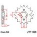 ŘETĚZOVÉ KOLEČKO JT JTF 1329-12 12 ZUBŮ, 520 - ŘETĚZOVÁ KOLEČKA - NA MOTORKU