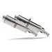 DVOJITÁ KONCOVKA VÝFUKU SLIP-ON GPR TRIOVAL D.32.TRI LEŠTĚNÁ NEREZOVÁ OCEL - DVOJITÉ KONCOVKY VÝFUKU - NA MOTORKU