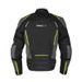 PÁNSKÁ TŘÍVRSTVÁ TEXTILNÍ MOTO BUNDA MBW LUCAS YELLOW ČERNO-ŠEDO-ŽLUTÁ PÁNSKÁ - TEXTILNÍ BUNDY - NA MOTORKÁŘE