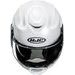 HJC PŘILBA F100 SOLID PEARL WHITE - PŘEKLOPNÉ HELMY - NA MOTORKÁŘE