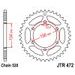 ŘETĚZOVÁ ROZETA JT JTR 472-48 48 ZUBŮ, 520 - OCELOVÉ - NA MOTORKU