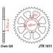 ŘETĚZOVÁ ROZETA JT JTR 1411-50 50 ZUBŮ, 520 - OCELOVÉ - NA MOTORKU