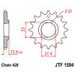 ŘETĚZOVÉ KOLEČKO JT JTF 1594-15 15 ZUBŮ, 428 - ŘETĚZOVÁ KOLEČKA - NA MOTORKU