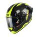 INTEGRÁLNÍ KARBONOVÁ HELMA AXXIS COBRA RAGE A3 LESKLÁ - FLUO ŽLUTÁ - BEZ SLUNEČNÍ CLONY - NA MOTORKÁŘE