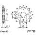 ŘETĚZOVÉ KOLEČKO JT JTF 725-15 15 ZUBŮ, 530 - ŘETĚZOVÁ KOLEČKA - NA MOTORKU