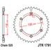 ŘETĚZOVÁ ROZETA JT JTR 1791-41 41 ZUBŮ, 525 - OCELOVÉ - NA MOTORKU