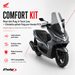 COMFORT KIT: PLEXI ŠTÍT PUIG V-TECH LINE + CHRÁNIČE PÁČEK PUIG PRO HONDA PCX 125 (2025 - 2026) - PLEXI ŠTÍTY - NA MOTORKU