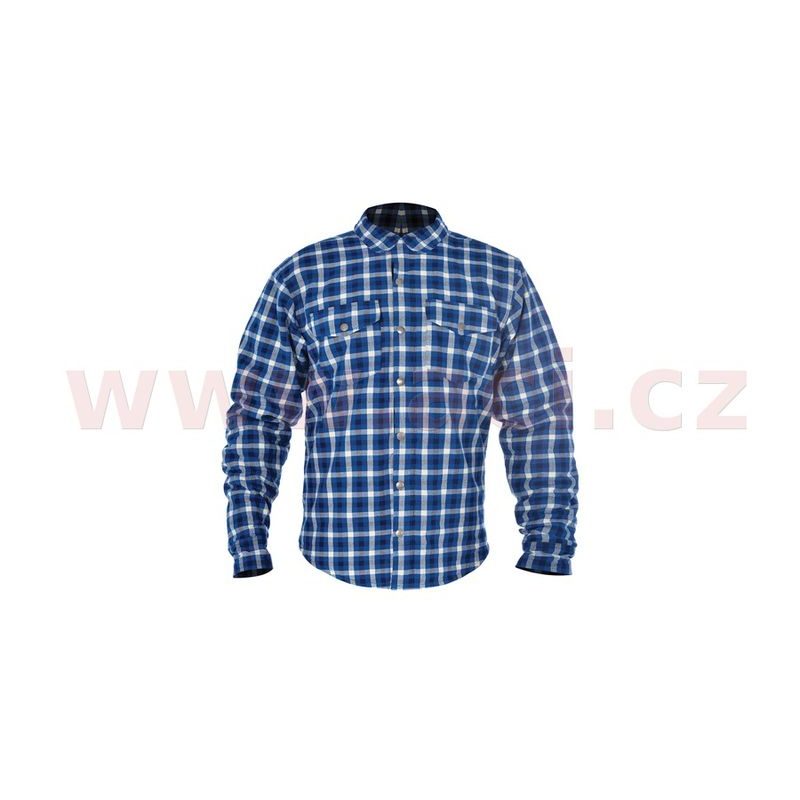 Košile OXFORD KICKBACK Checker s Kevlar® podšívkou (modrá/bílá) - OXFORD -  Košile - 1 949 Kč - K2Moto.cz - Jednou stopou k zážitkům