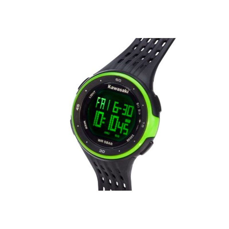 Digitální hodinky Kawasaki - zelené - 🎁 Dárky pro motorkáře - 1 059 Kč -  K2Moto.cz - Jednou stopou k zážitkům