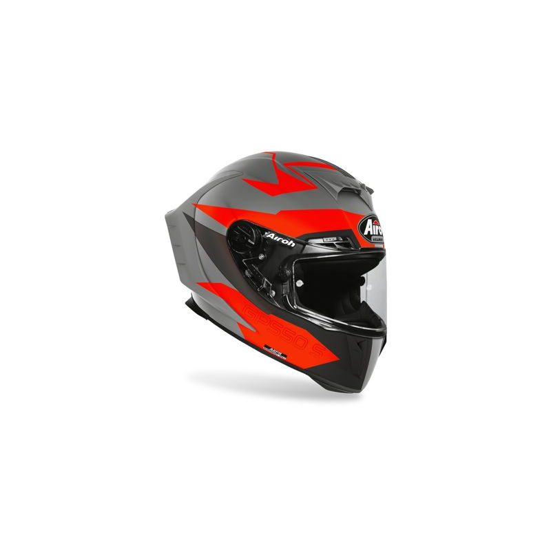 AIROH helma GP 550 S VECTOR - oranžová - AIROH - Bez sluneční clony - 5 977  Kč - K2Moto.cz - Jednou stopou k zážitkům