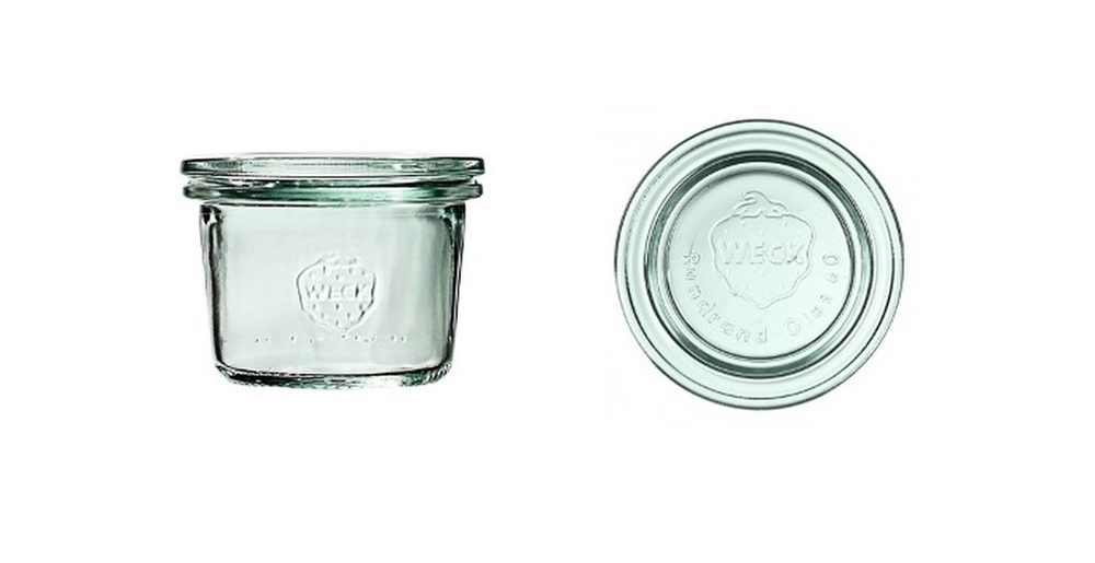 WECK sklen.zavař. 80ml+víčko- 1ks-WECK Sturz (d 60)