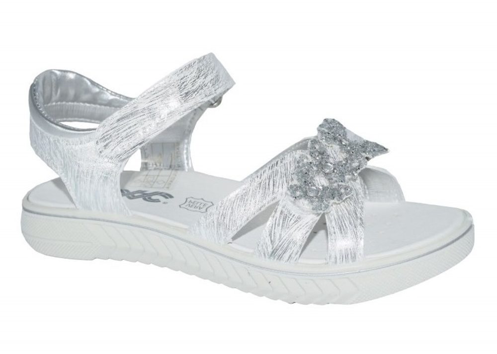 Dívčí elegantní sandály IMAC - Snow/Silver