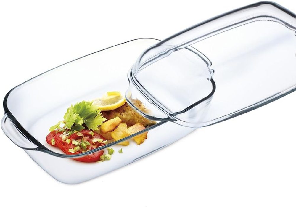 mísa 3,2l hran.vys.+2,3l víko,36,5x20,8x13,5cm,var.s,zapék. SIMAX