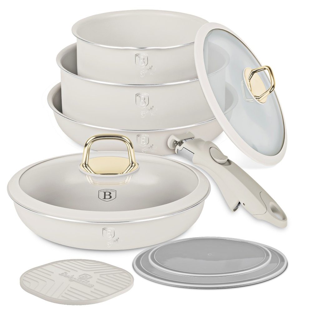 BERLINGERHAUS Sada nádobí s titanovým povrchem 9 ks Sahara Collection BH-8253