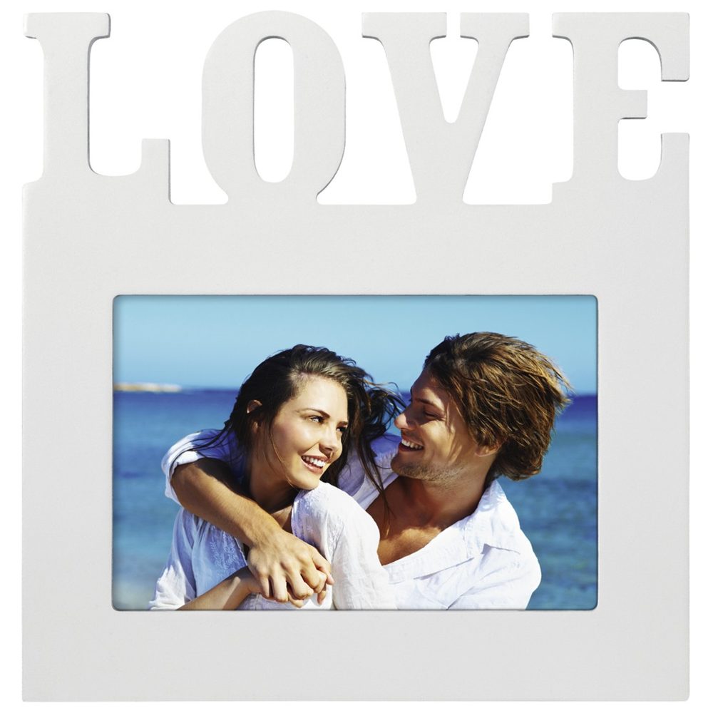 Levně Hama portrétový rámeček L´AMOUR, bílý, 10x15 cm