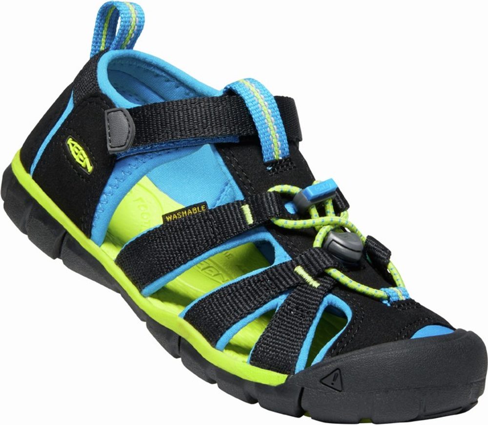Levně KEEN SEACAMP II CNX C-BLACK/BRILLIANT BLUE