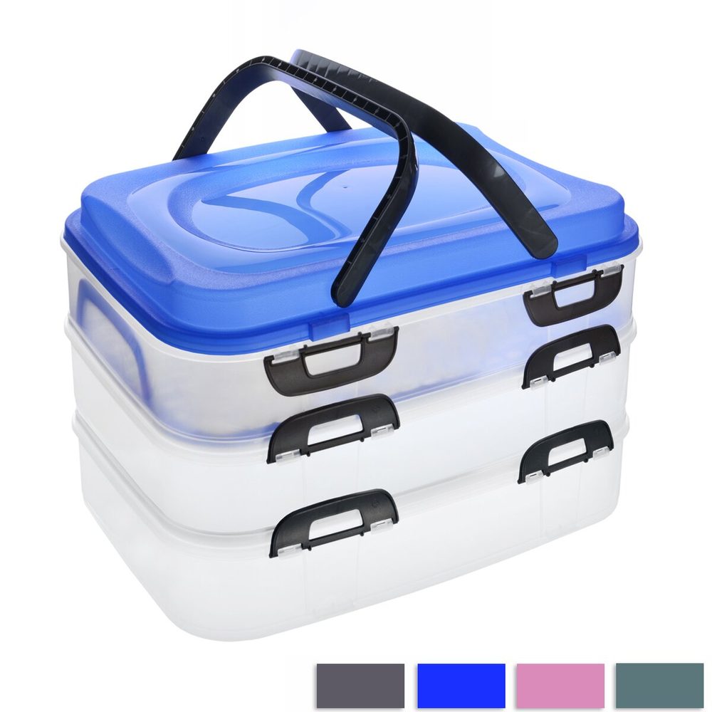 Levně Piknik box s uchy 3 patra