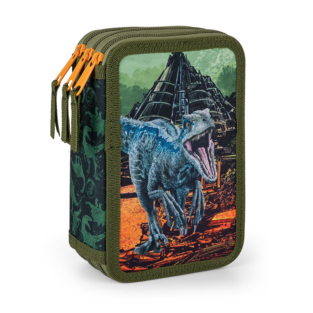 Levně Penál 3 p. prázdný Jurassic World