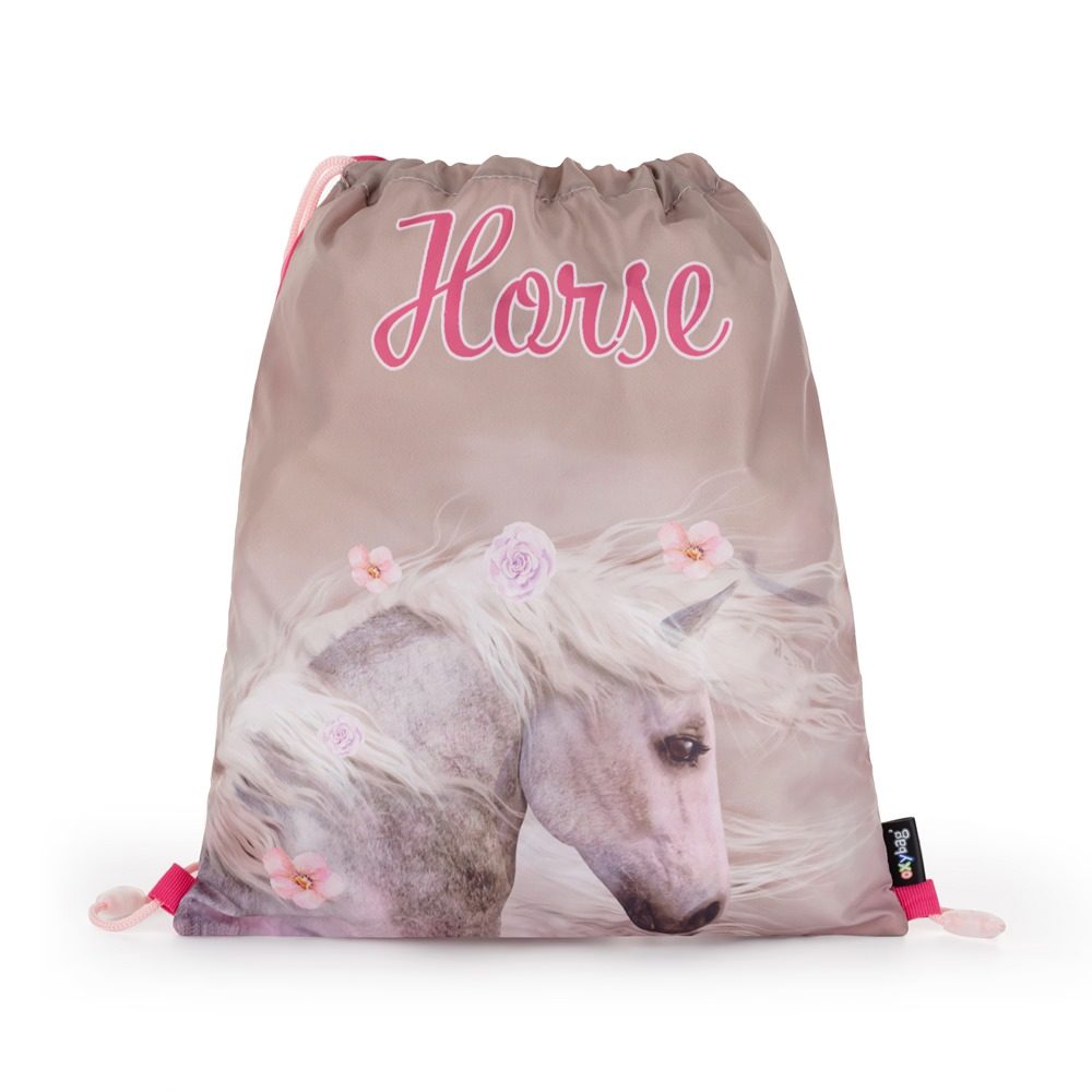 Levně Sáček na cvičky kůň romantic