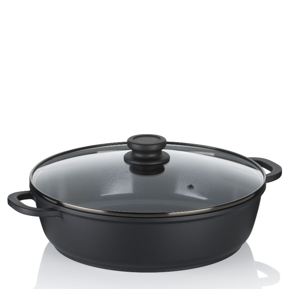 KELA Hluboká pánev s poklicí a keramickým povrchem 32 cm ATURA KL-15167