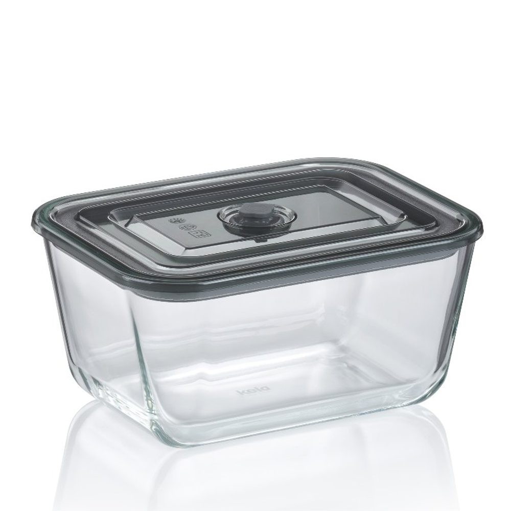 KELA Dóza na potraviny skladovací Aurelia sklo 24,0x18,0x11,0cm 2,5l KL-12646