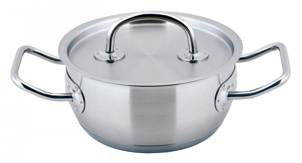 CS SOLINGEN Kastrol s poklicí nerezová ocel 1 l / pr. 16 x 7,5 cm PRO-X CS-043117