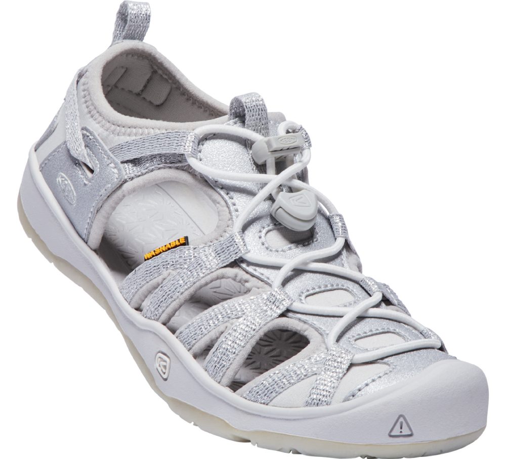 Levně Sandály KEEN MOXIE SANDAL JR, silver