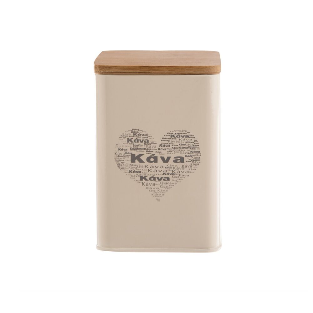 Dóza Káva SRDCE 9,5x9,5x14 cm