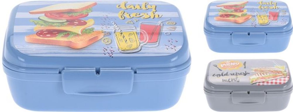 box 1,00l, 15,5x11,5x7,5cm, potisk, 2barvy dětský, plast