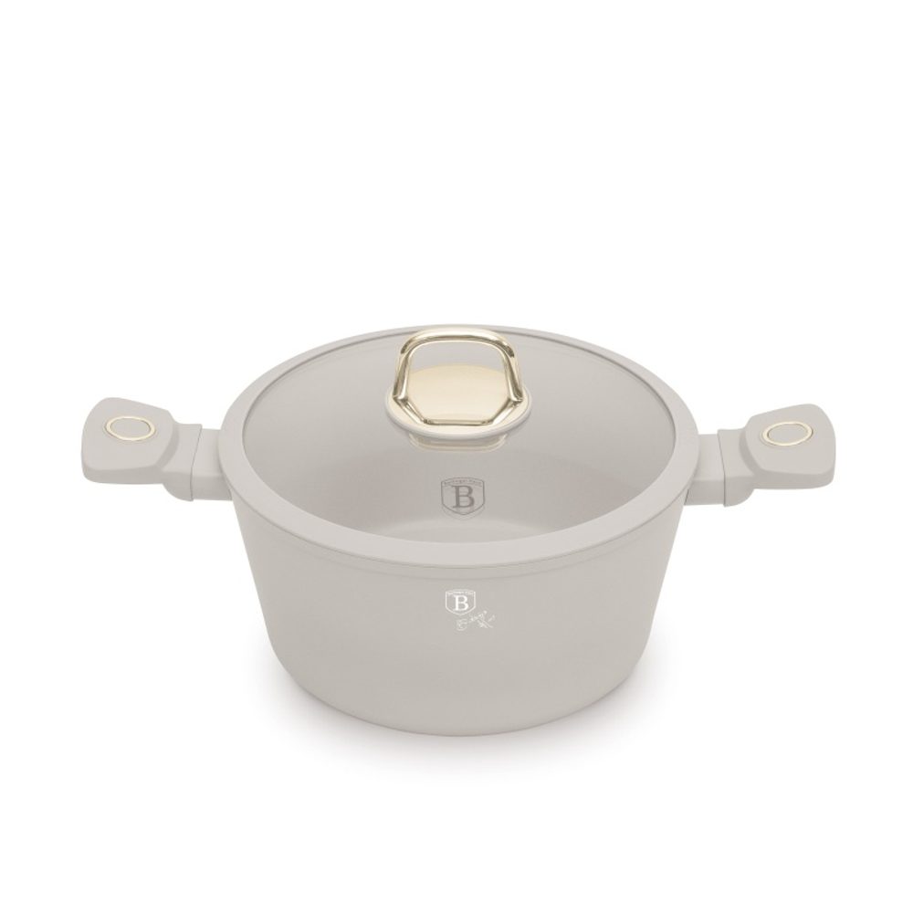 BERLINGERHAUS Kastrol s titanovým povrchem a poklicí 24 cm Sahara Collection BH-8071