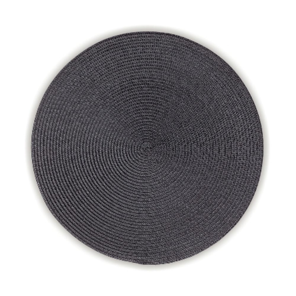 KELA Prostírání KIMYA PP-plastik šedá H 0,2cm / Ř 38cm KL-12337