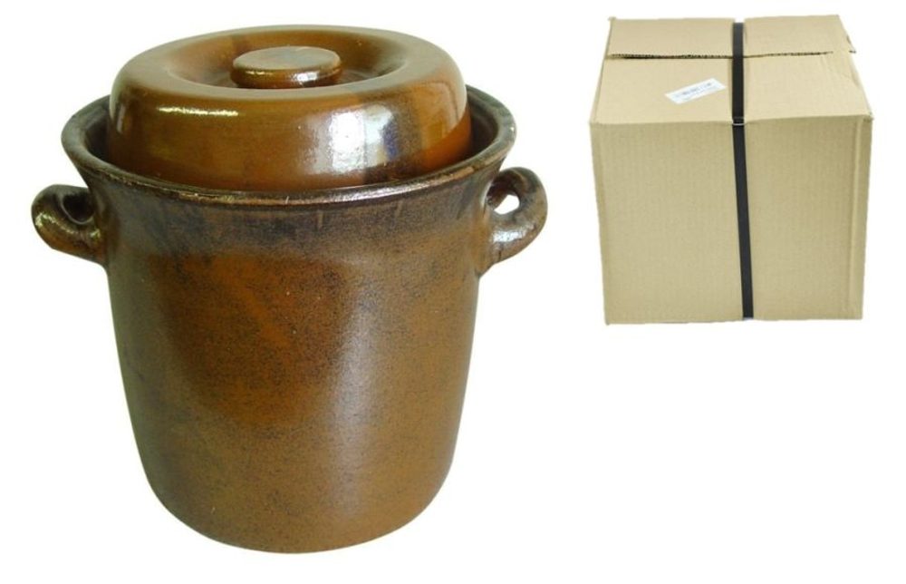zelák 5l+víko (17,5/19cm), KART.OBAL, keramika