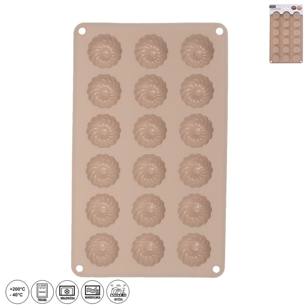 O Forma silikon mini věnečky 18 béžová