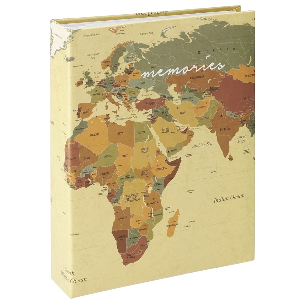 Levně Hama album memo WORLD MAP 10x15/200, popisové štítky