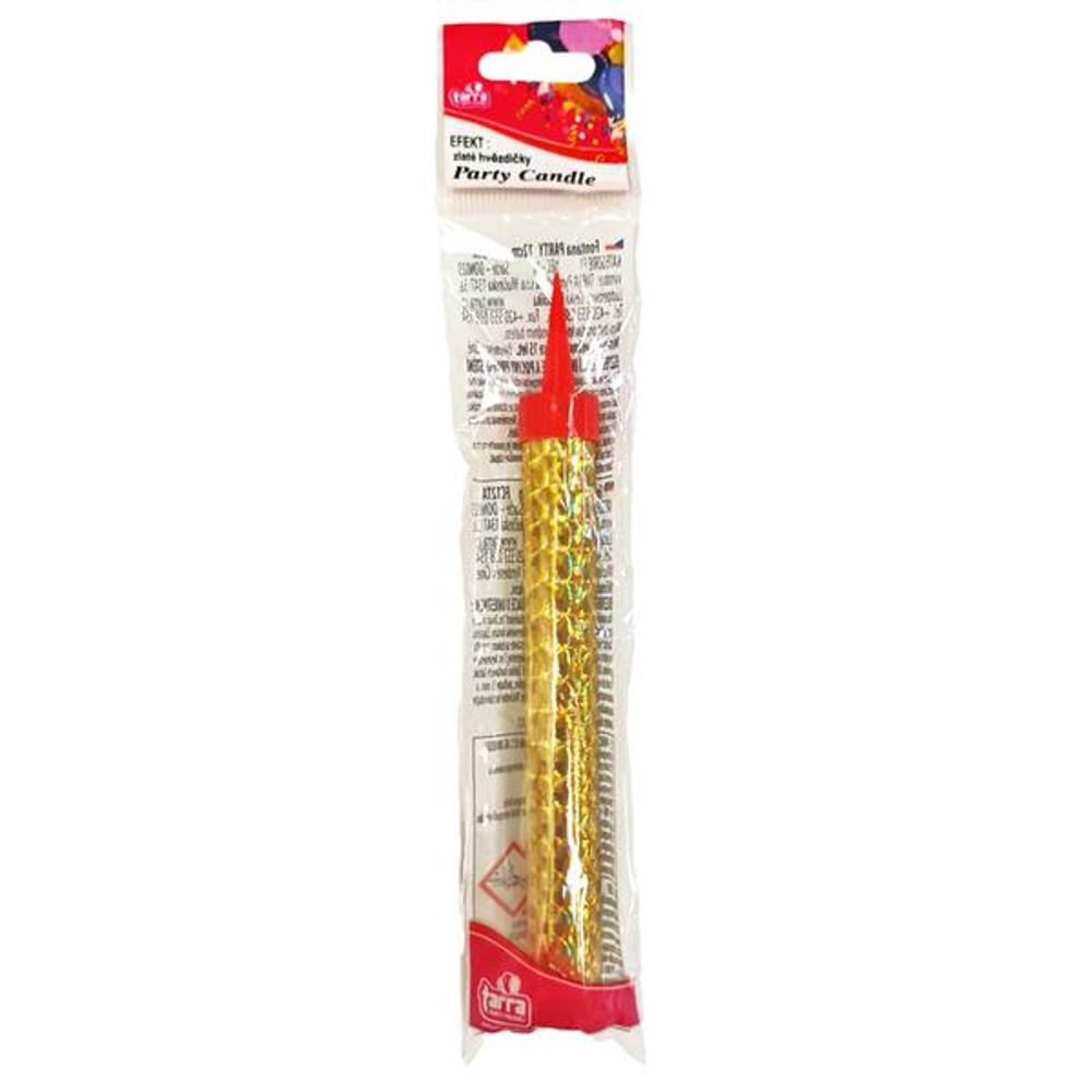 TARRA PÁRTY FONTÁNA 12 CM-ZLATÁ,DÉLKA TRVÁNÍ CCA40S_hamashop