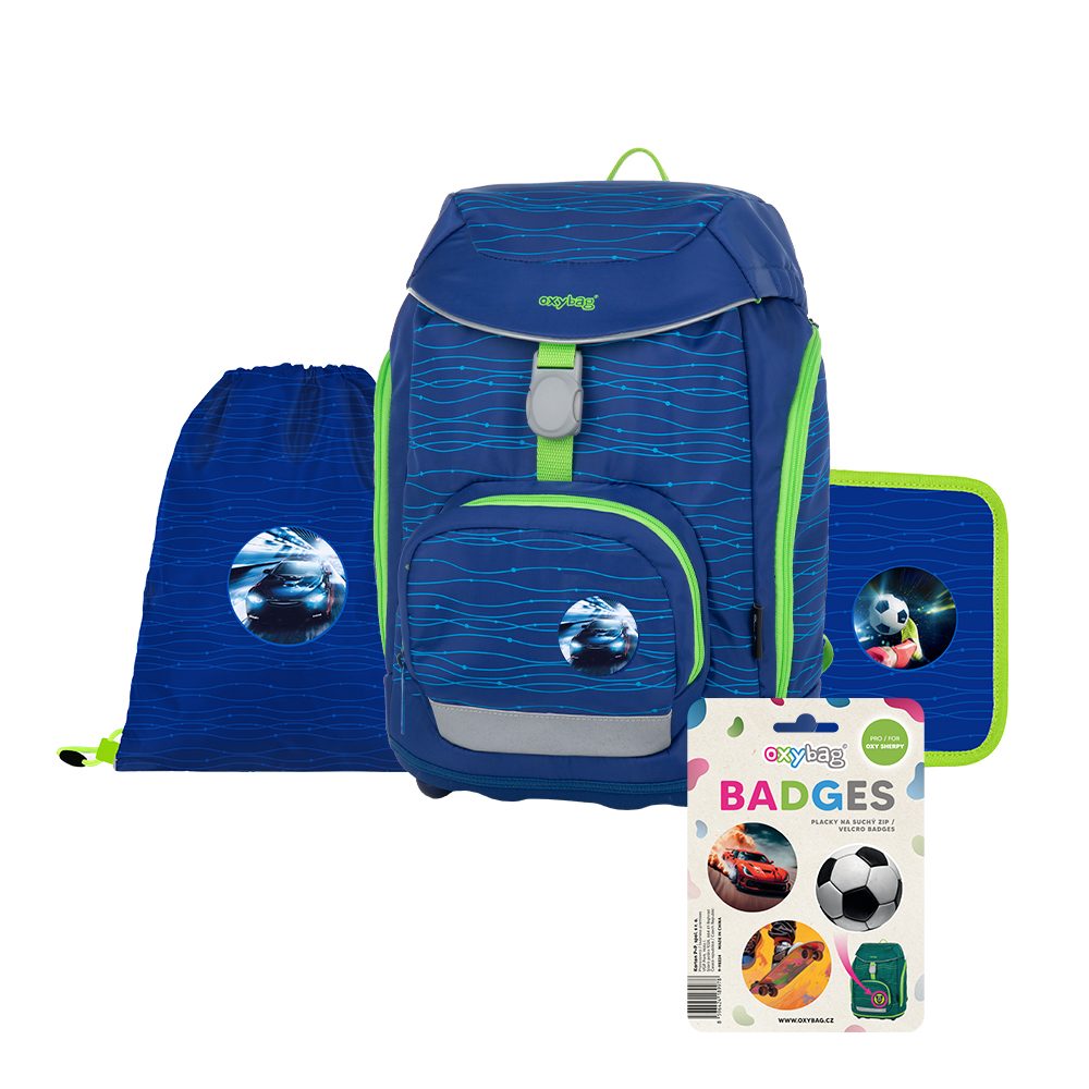 Levně Set 4dílný OXY Sherpy Blue